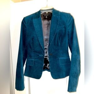 Suede Teal Kenneth Cole Blazer | Size 0